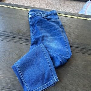 Lane Bryant Medium Blue Cropped Jeans